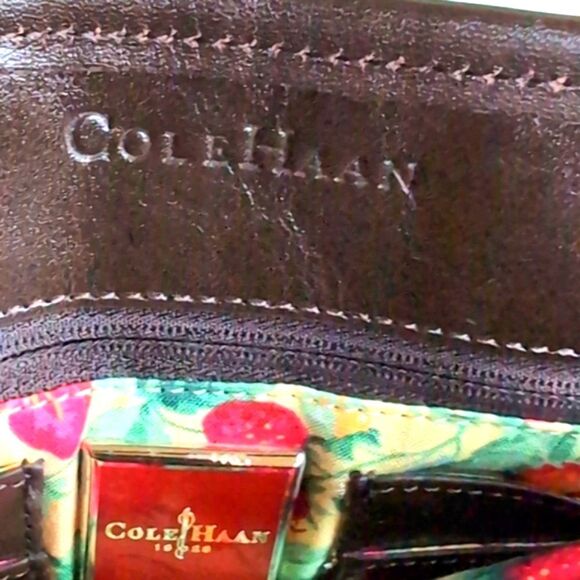 Cole Haan Spring 🌼Daisy Straw/Leather Mini Tote Bag - Picture 14 of 17